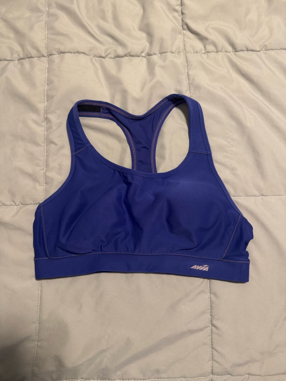 Avia Racerback Sports Bra in Royal Blue
